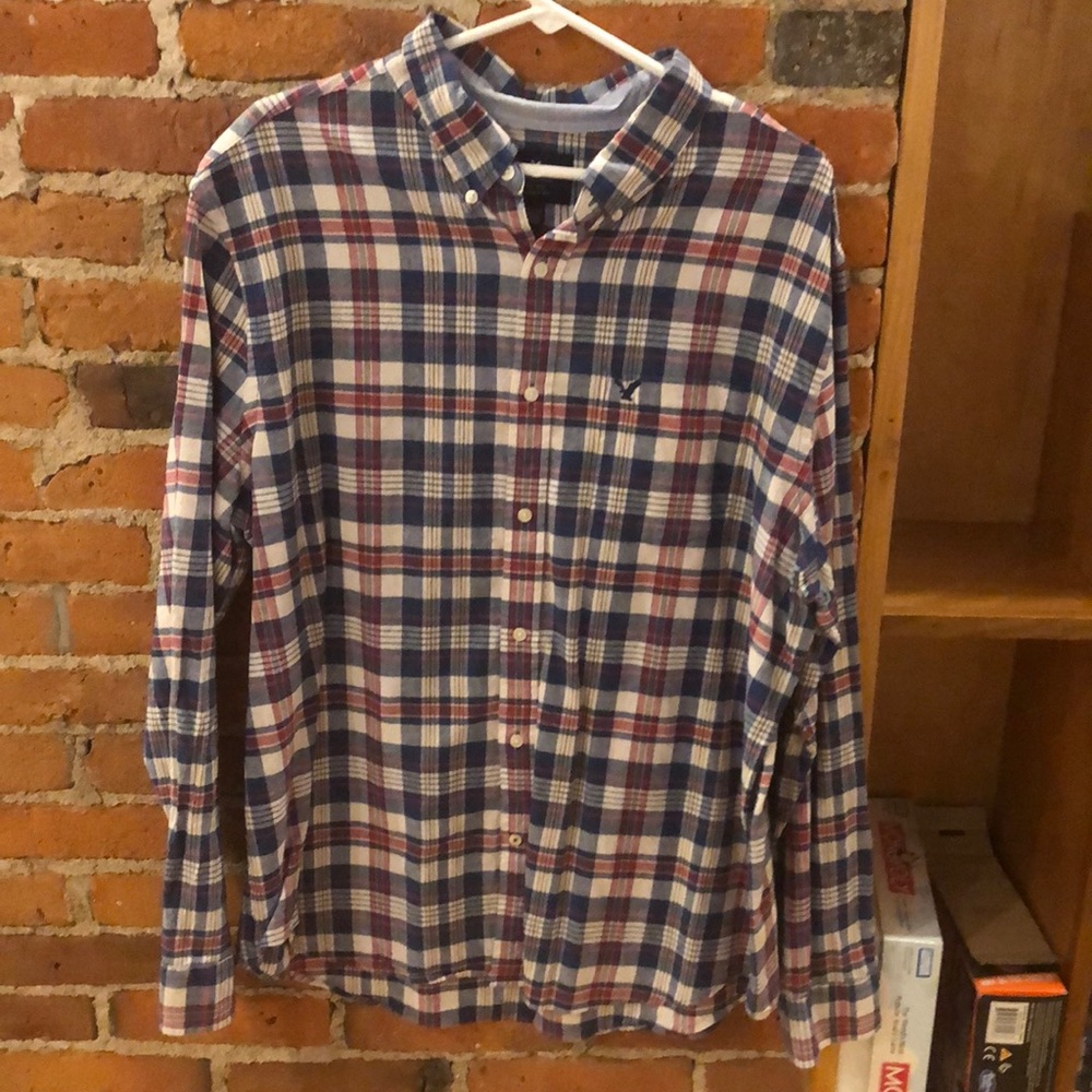 american eagle button down